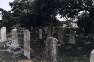 Small cemetery on Ocracoke Island, NC