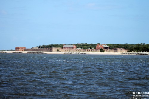 The whole of Fort Clinch on the return trip.